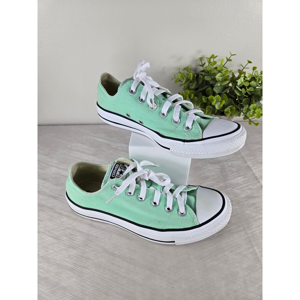 Converse Chuck Taylor All Star Low Mint Green Sneakers 142377F Mens 6 Womens 8